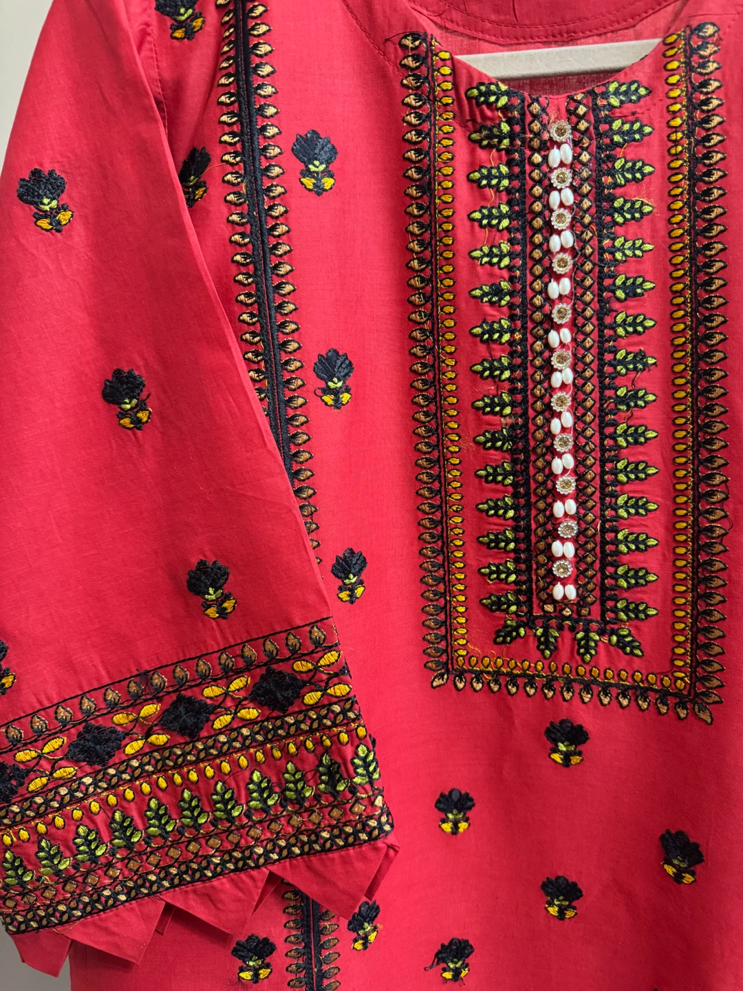 Cotton embroidered kurti/tunic/top - photo 3