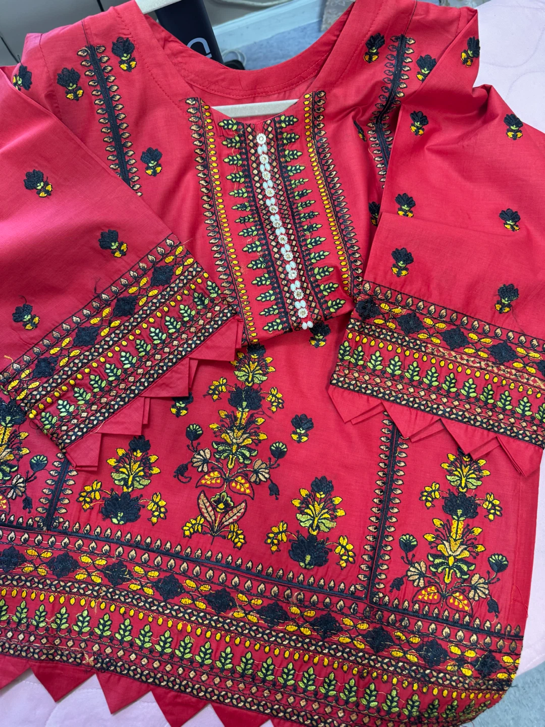 Cotton embroidered kurti/tunic/top - photo 4