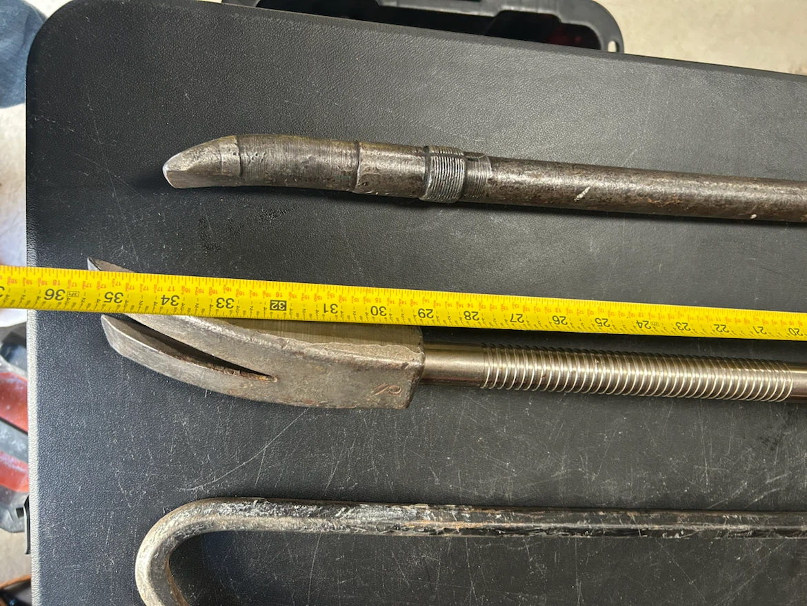 3 Heavy Duty Pry Bars - photo 2