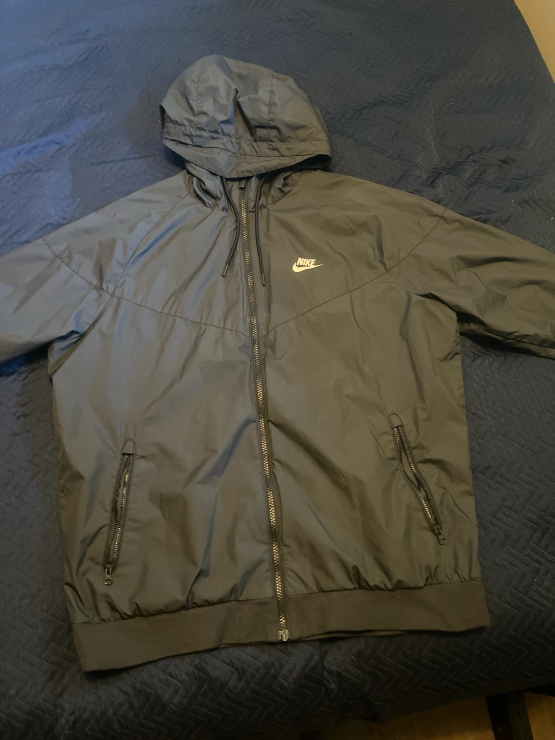 Nike Black Windbreaker Jacket