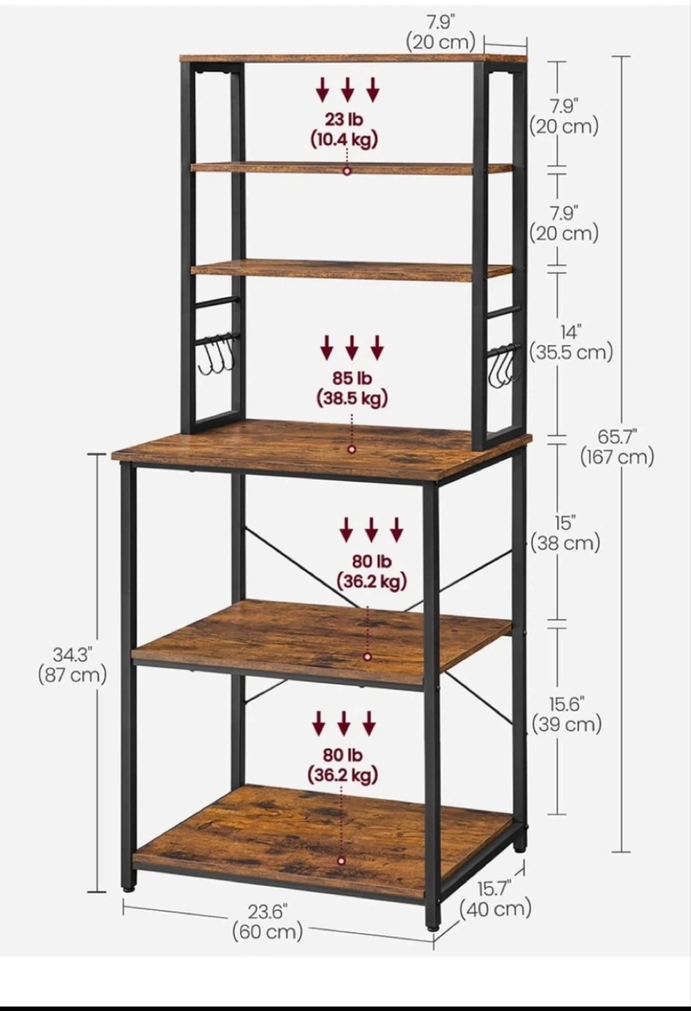 5-Tier Kitchen Rack - photo 4