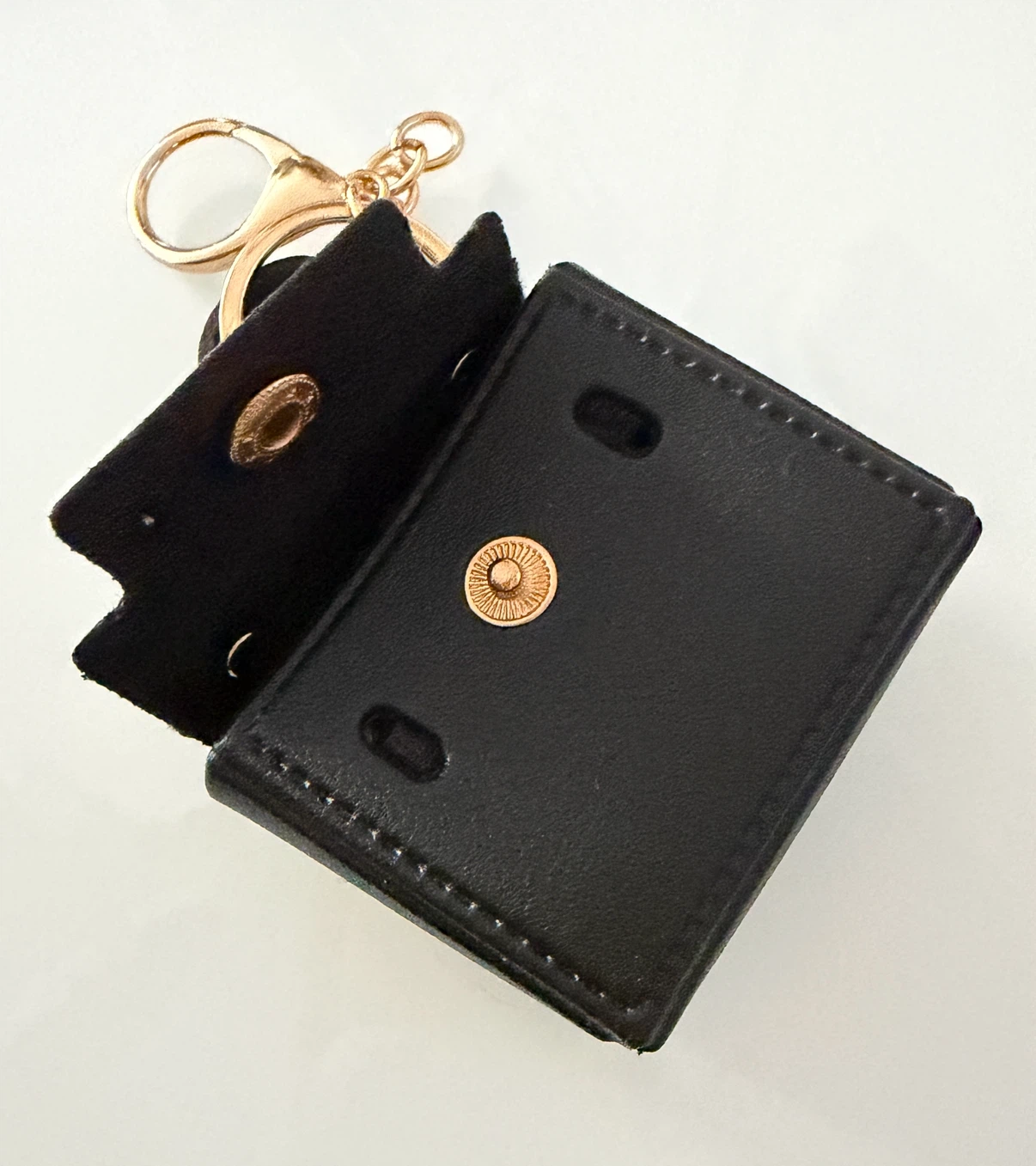 Black Mini Purse Keychain - photo 2