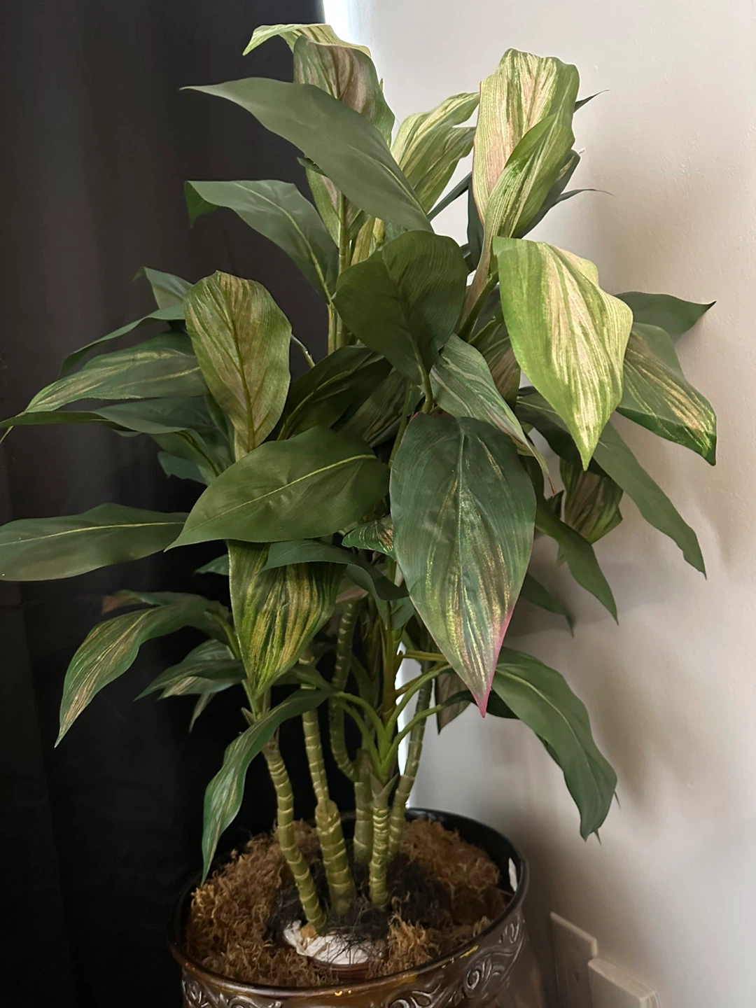 Artificial Decorative Plant in Bronze Pot - photo 2