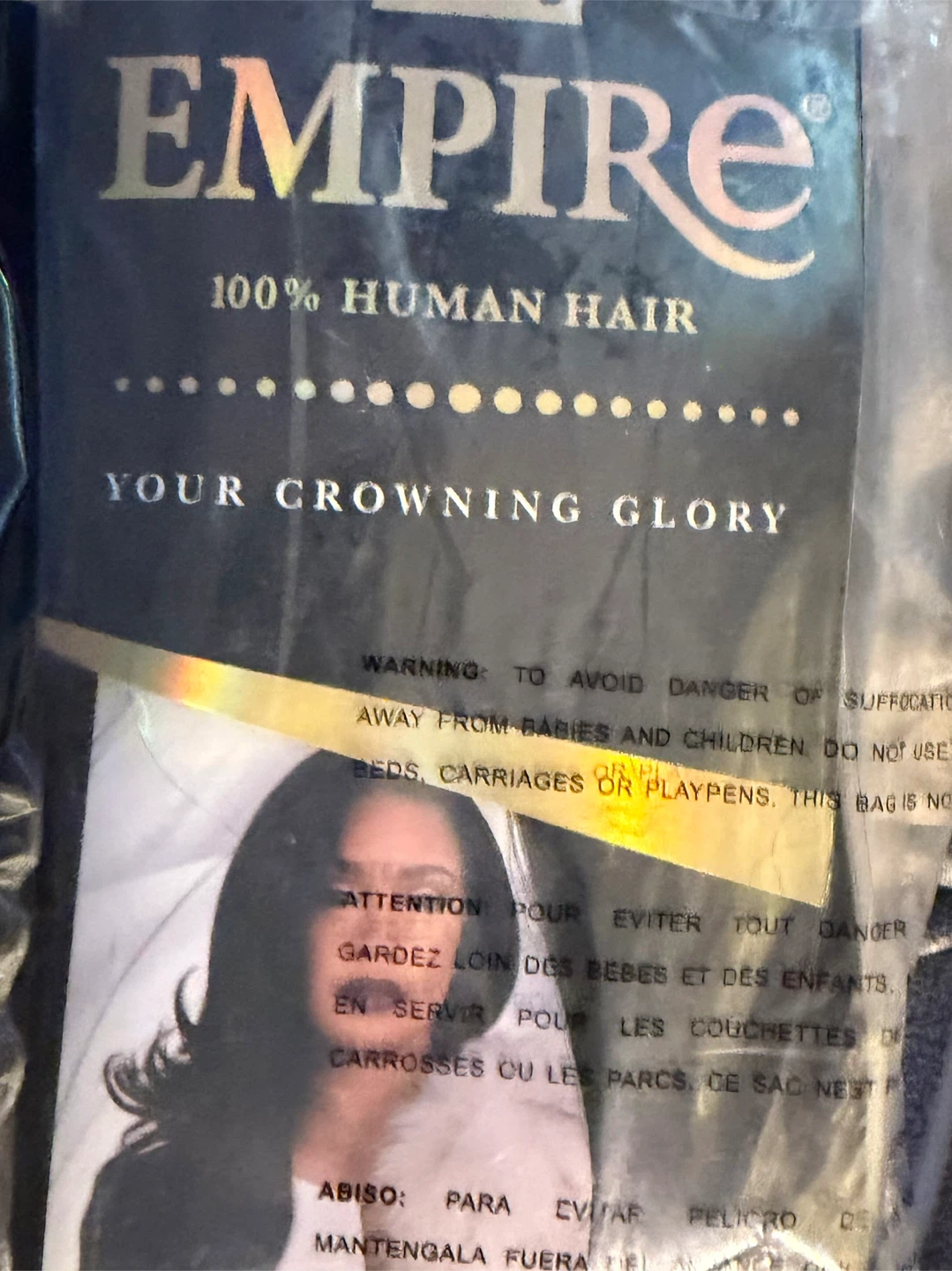 Sensationnel Empire 100% Human Hair Yaki 12 inch 1B - photo 2