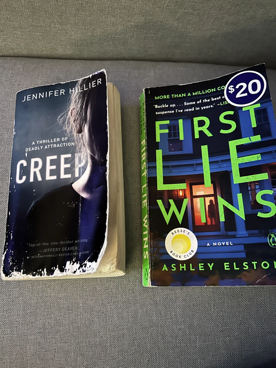 Two Thriller Novels: Creep and First Lie Wins