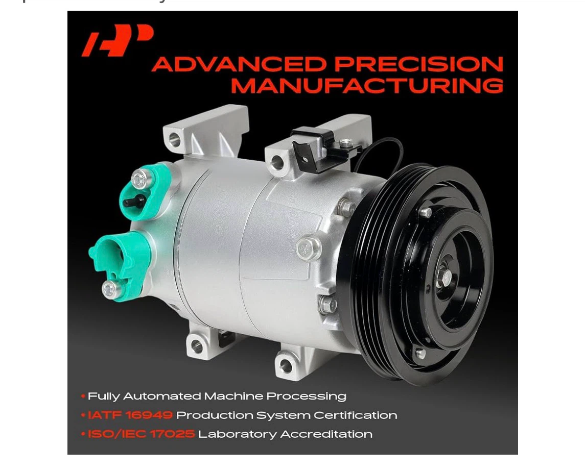 AC Compressor with Clutch Compatible with Hyundai Accent - photo 3
