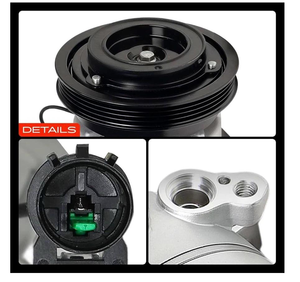 AC Compressor with Clutch Compatible with Hyundai Accent - photo 4