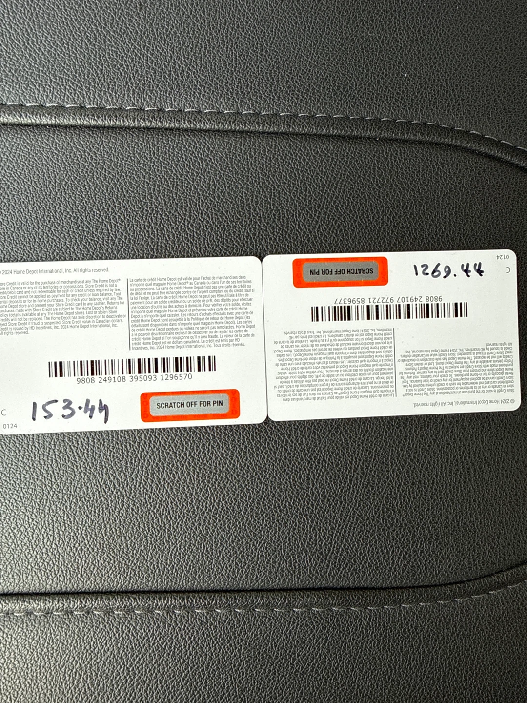 Home Depot Store credit