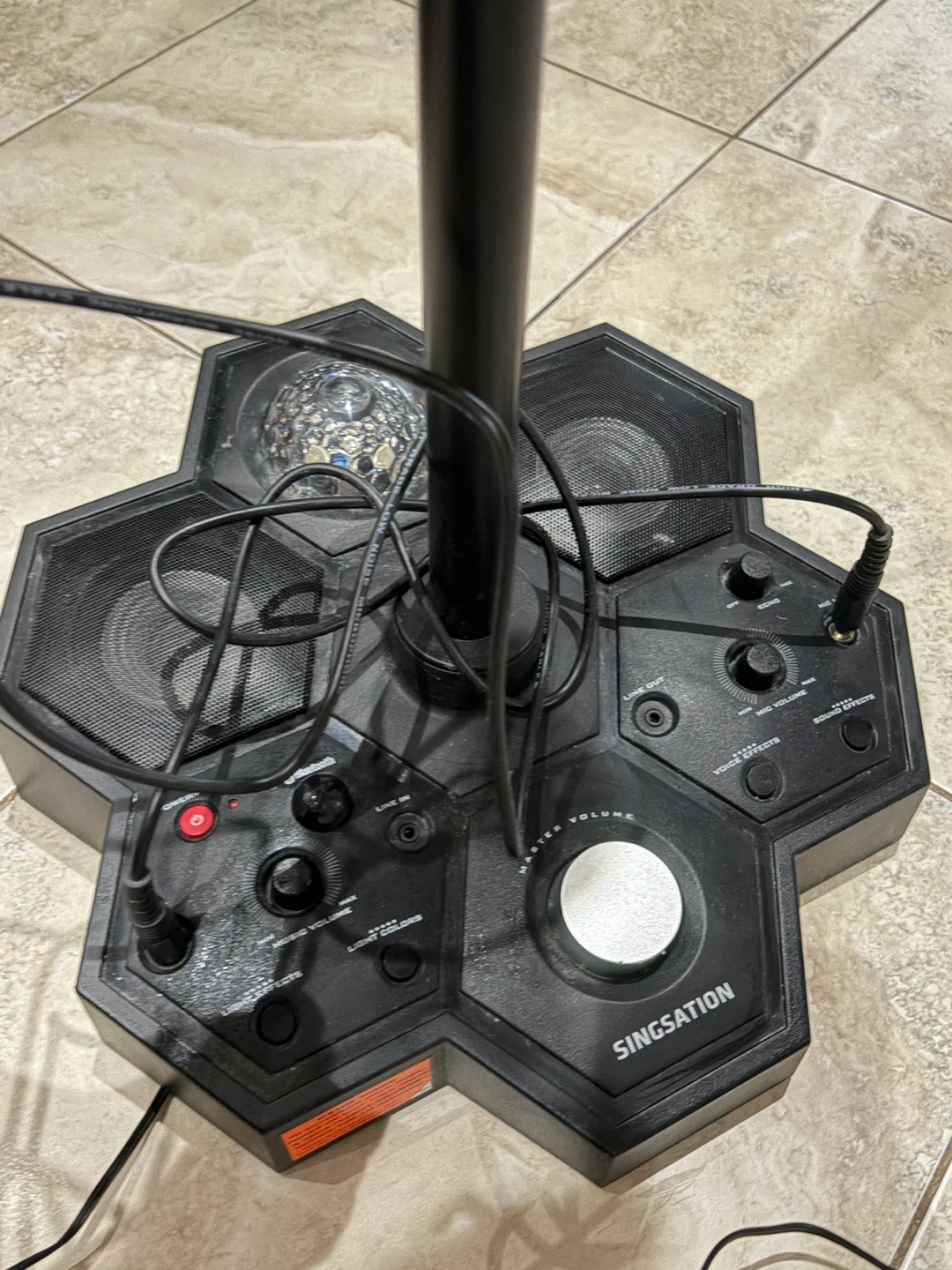 Singsation Karaoke Machine with Light Stand - photo 2