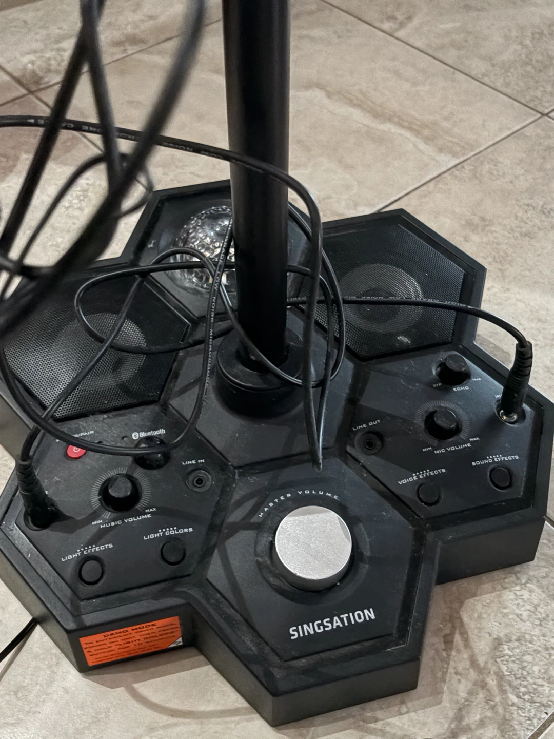 Singsation Karaoke Machine with Light Stand - photo 3