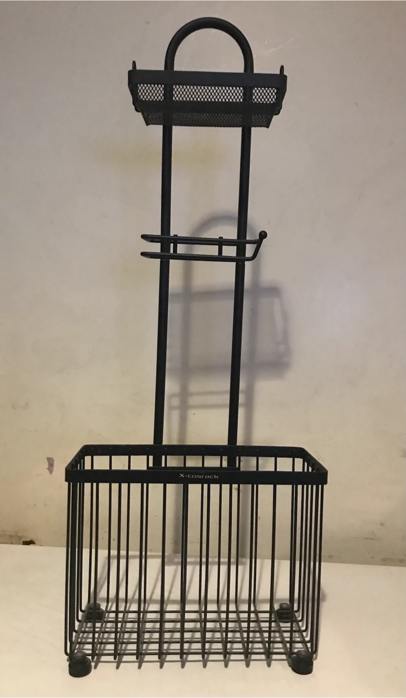 X-cosrack Freestanding Storage Rack – Black