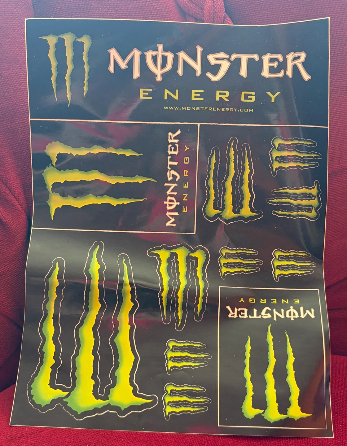 Monster Energy Sticker Sheet