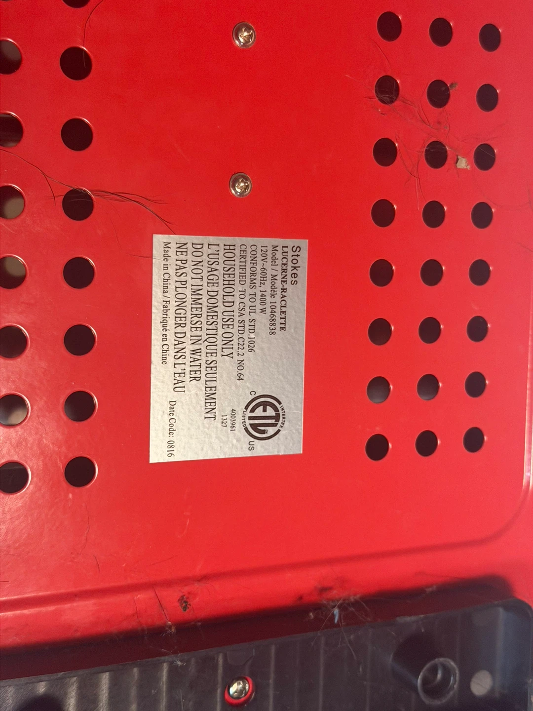 Remy Olivier Raclette Grill - photo 4