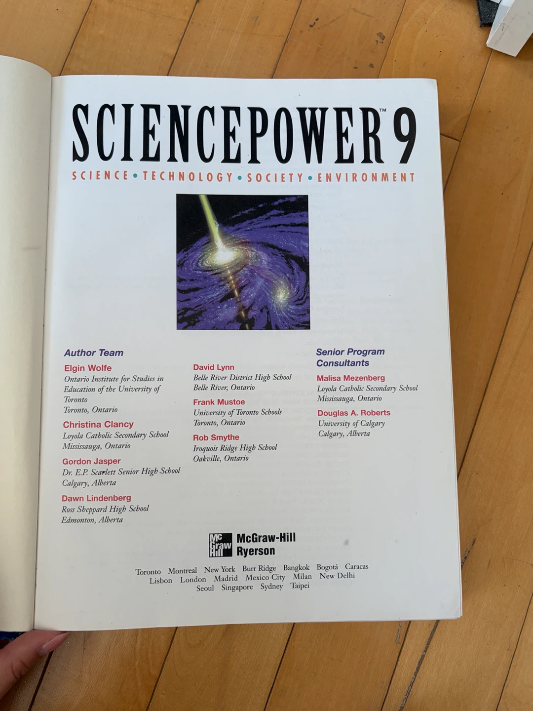 McGraw Hill SciencePower 9 Textbook
