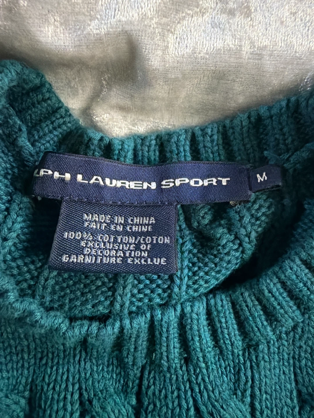 Ralph Lauren Sport Cable Knit Short Sleeve Sweater - photo 2