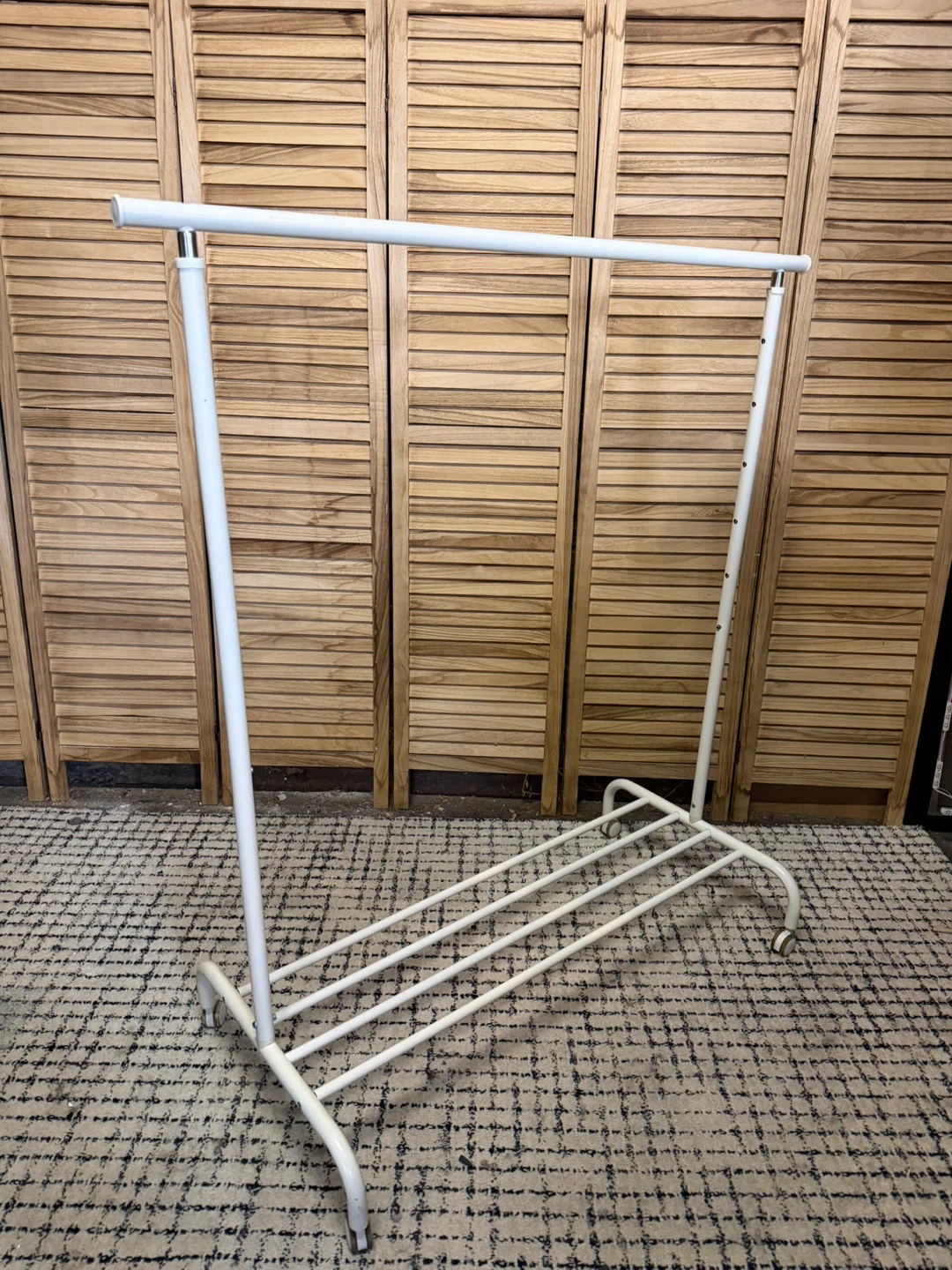 Adjustable Rolling Clothes Rack - photo 3
