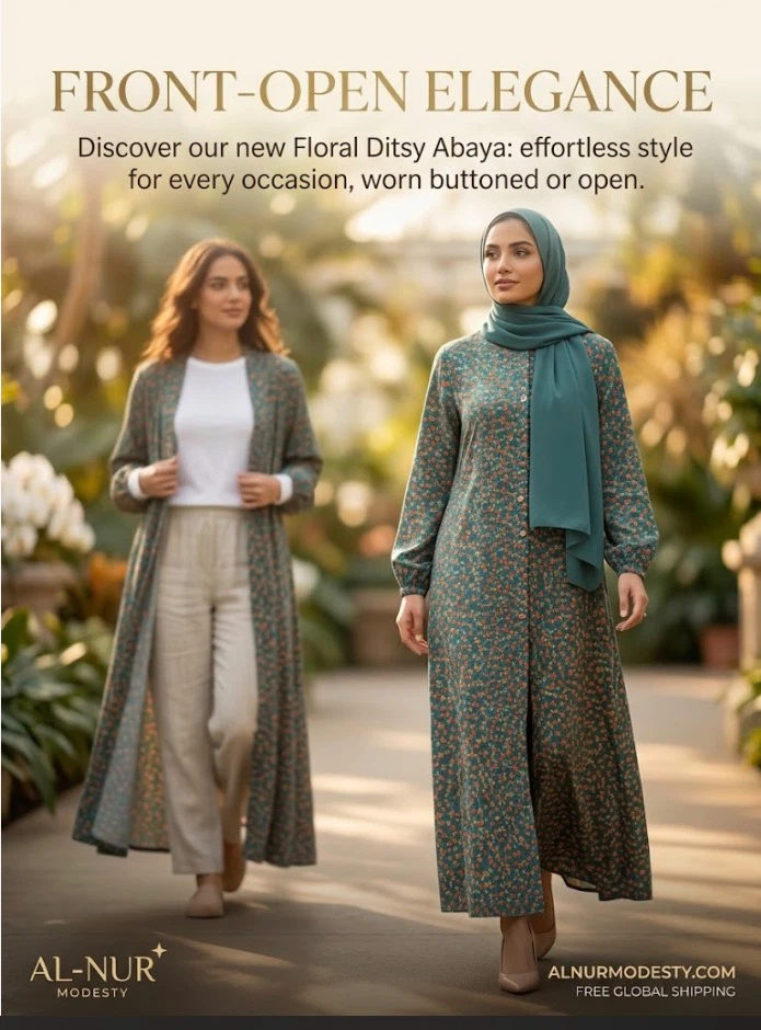 Al-Nur Modesty Floral Ditsy Abaya