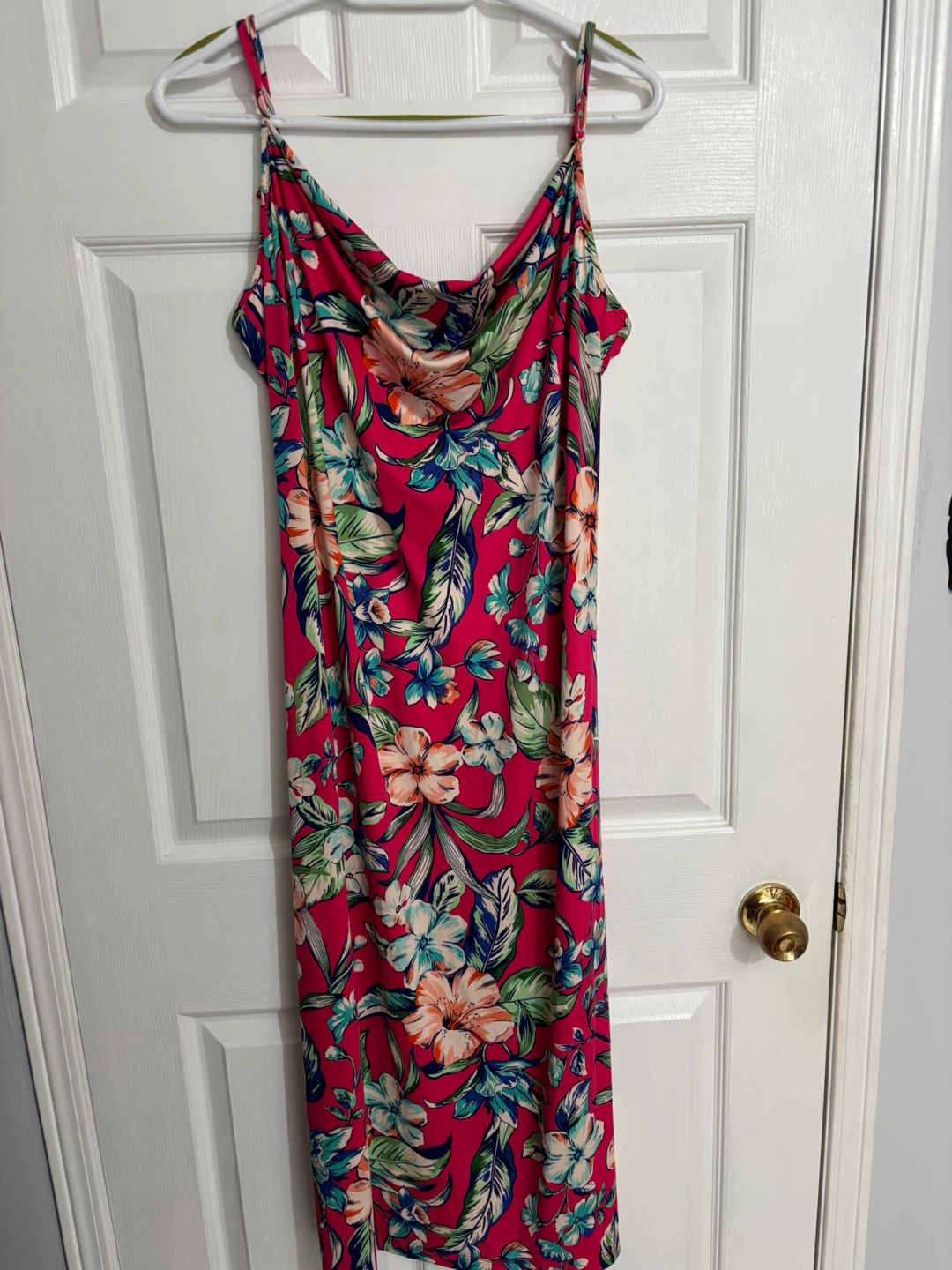 Floral Print Cowl Neck Maxi Dress - photo 2