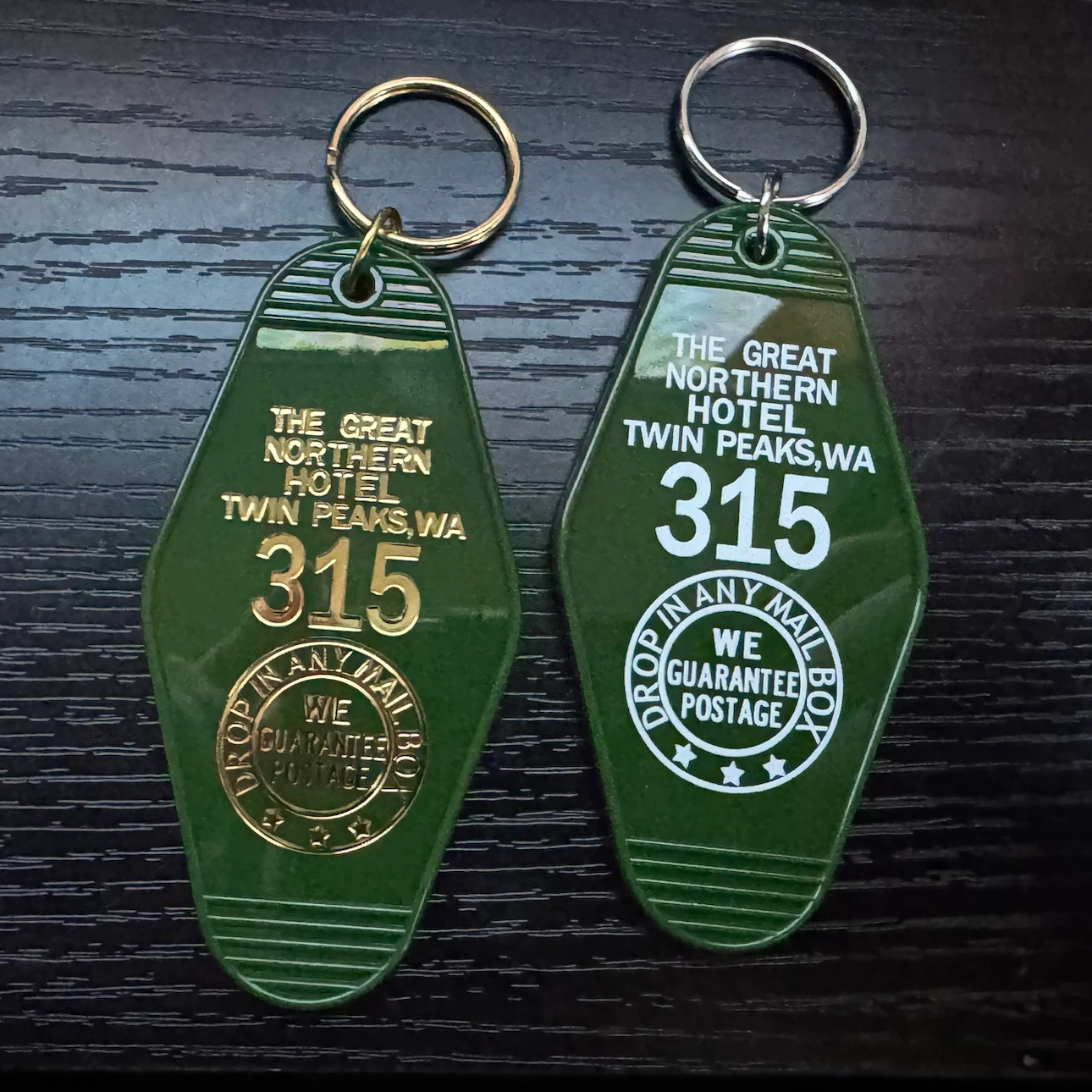 Great Northern Hotel Twin Peaks keychains