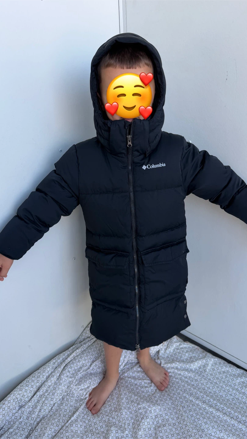 Columbia kids puffer jacket XS