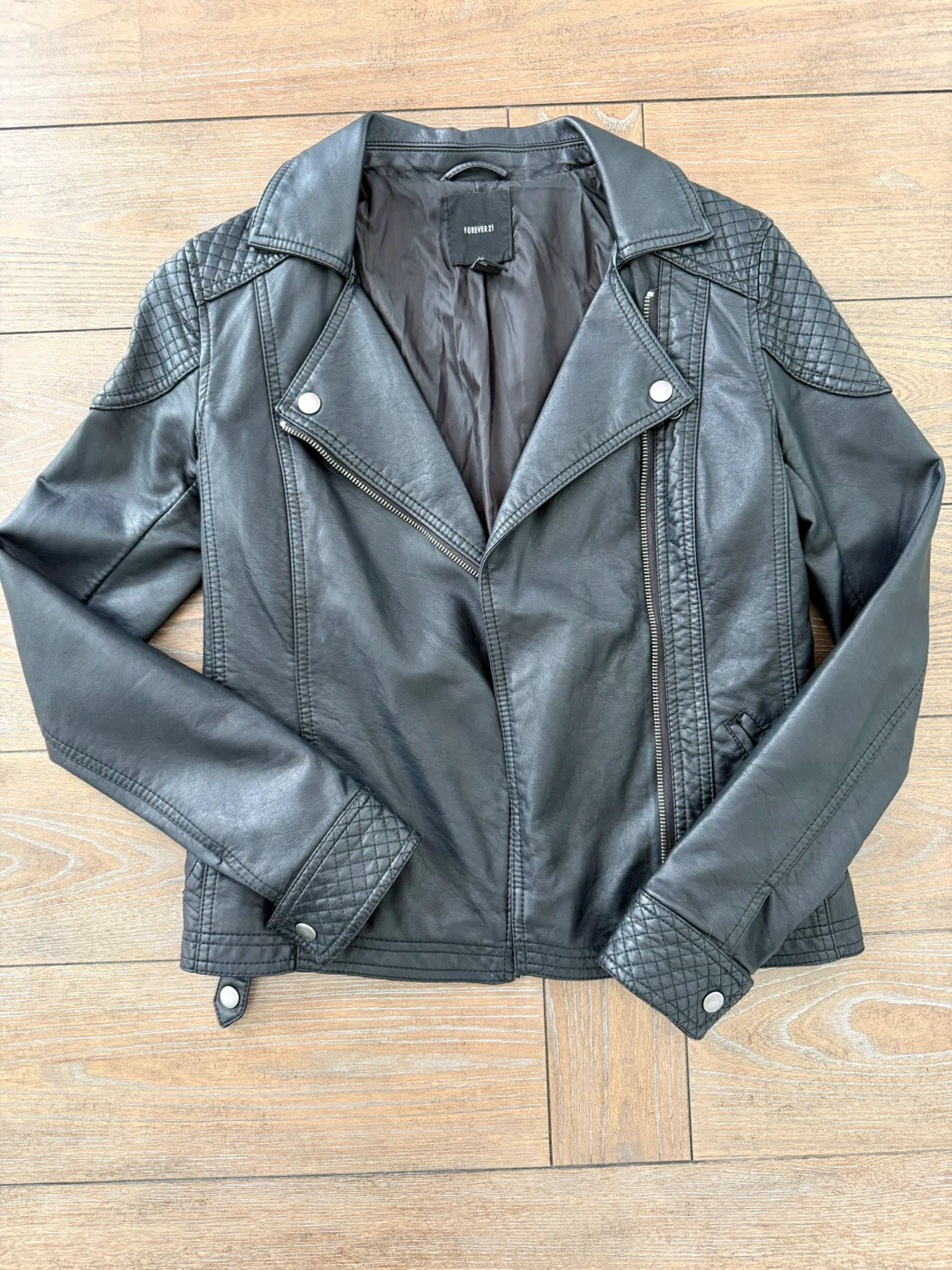Forever 21 Faux Leather Biker Jacket