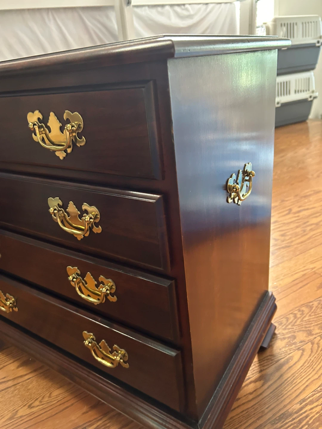 Dark Wood Four-Drawer Chest - photo 2
