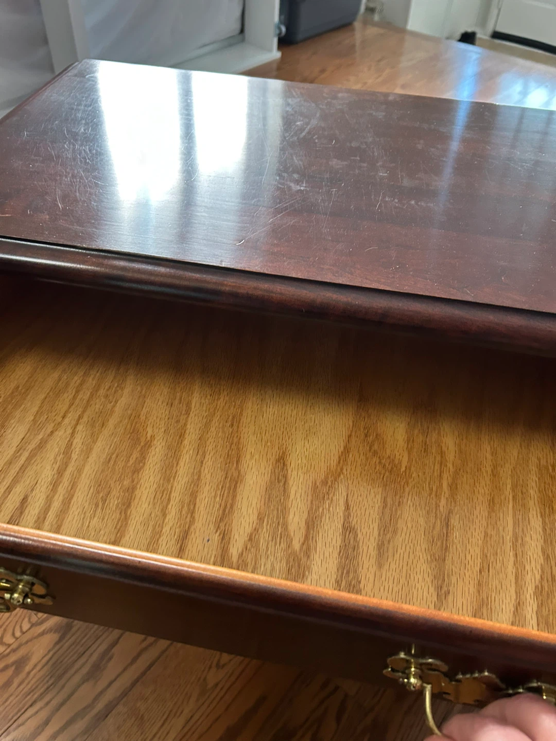 Dark Wood Four-Drawer Chest - photo 4