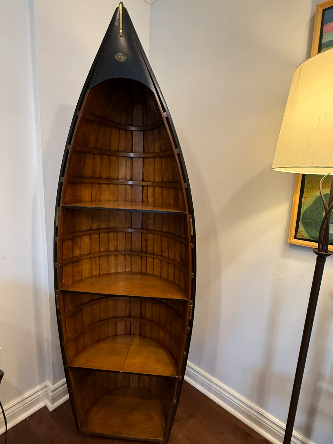 Wooden Canoe Bookshelf - photo 2