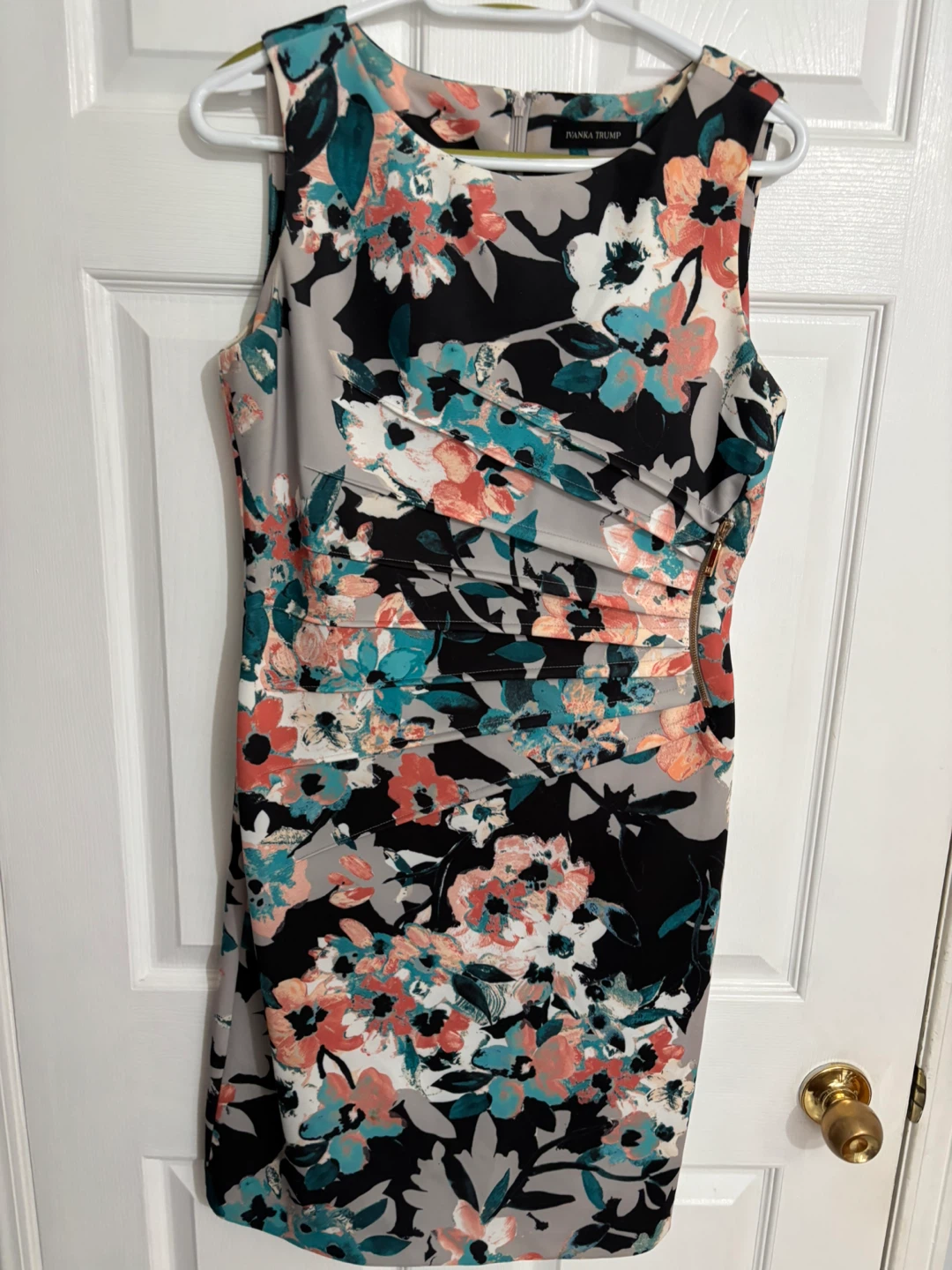 Ivanka Trump Floral Sleeveless Dress