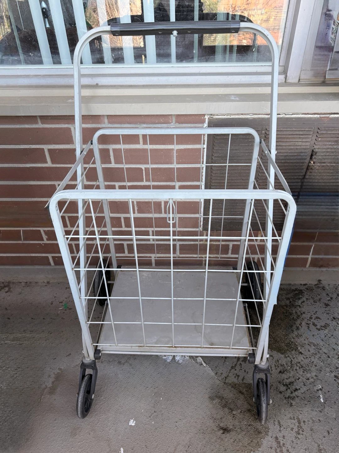 Metal Wire Utility Shopping Cart