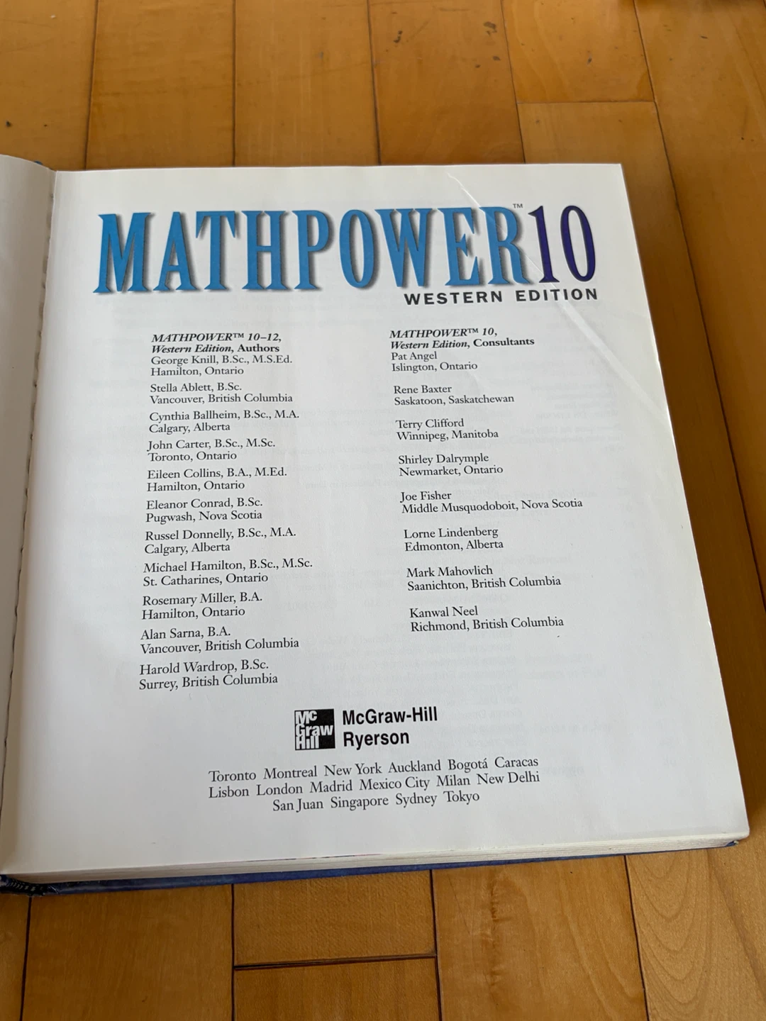 Mathpower 10 Western Edition Textbook - photo 2
