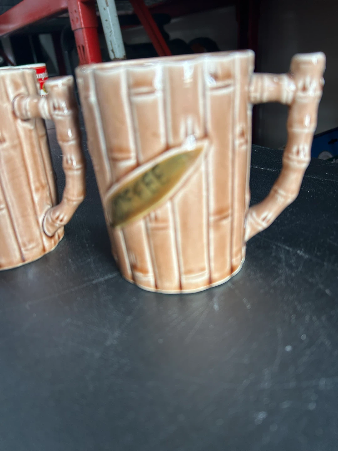 Vintage Bamboo-Style Coffee Mugs - photo 3