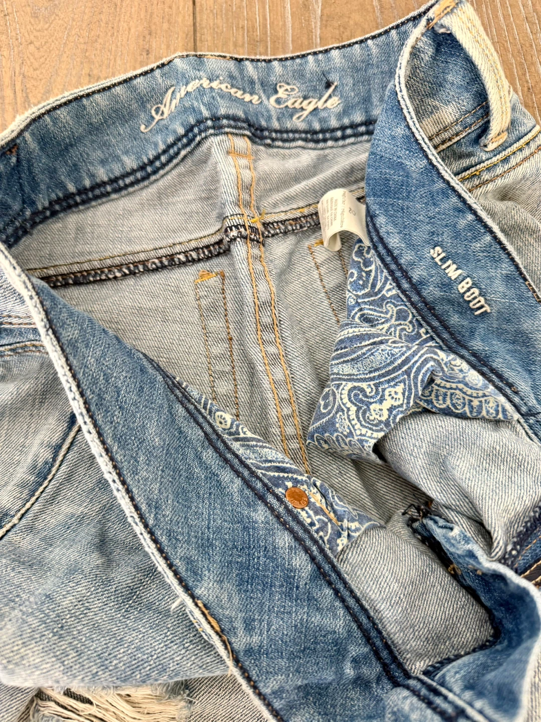 Two pairs of American Eagle jeans, size 2 bundle - photo 2