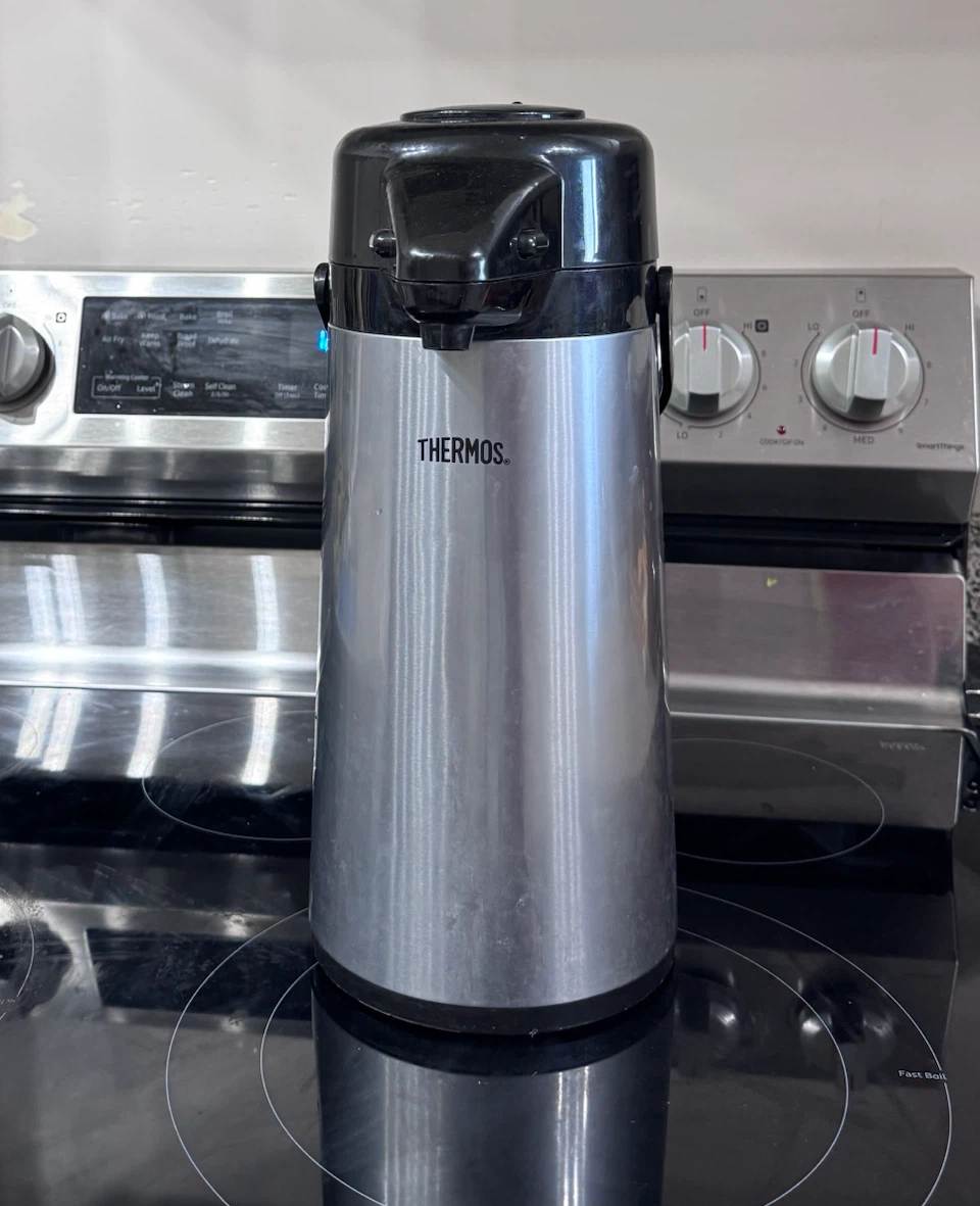 Thermos Stainless Steel Pump Pot