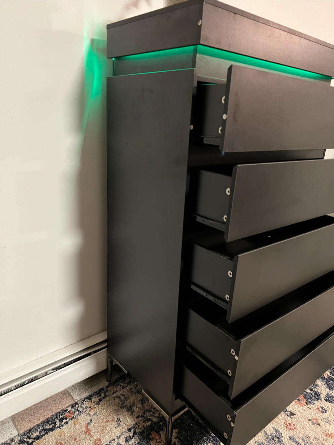 Dresser w/LED Lights Five-Drawers - Delivery Available - photo 3