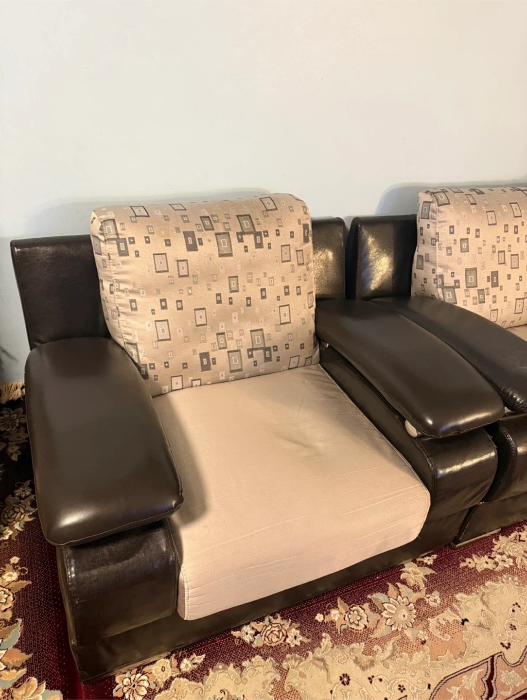 3 piece full set sofa