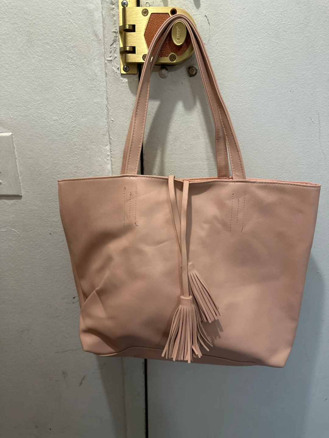 Macy's Light Pink Tote Bag