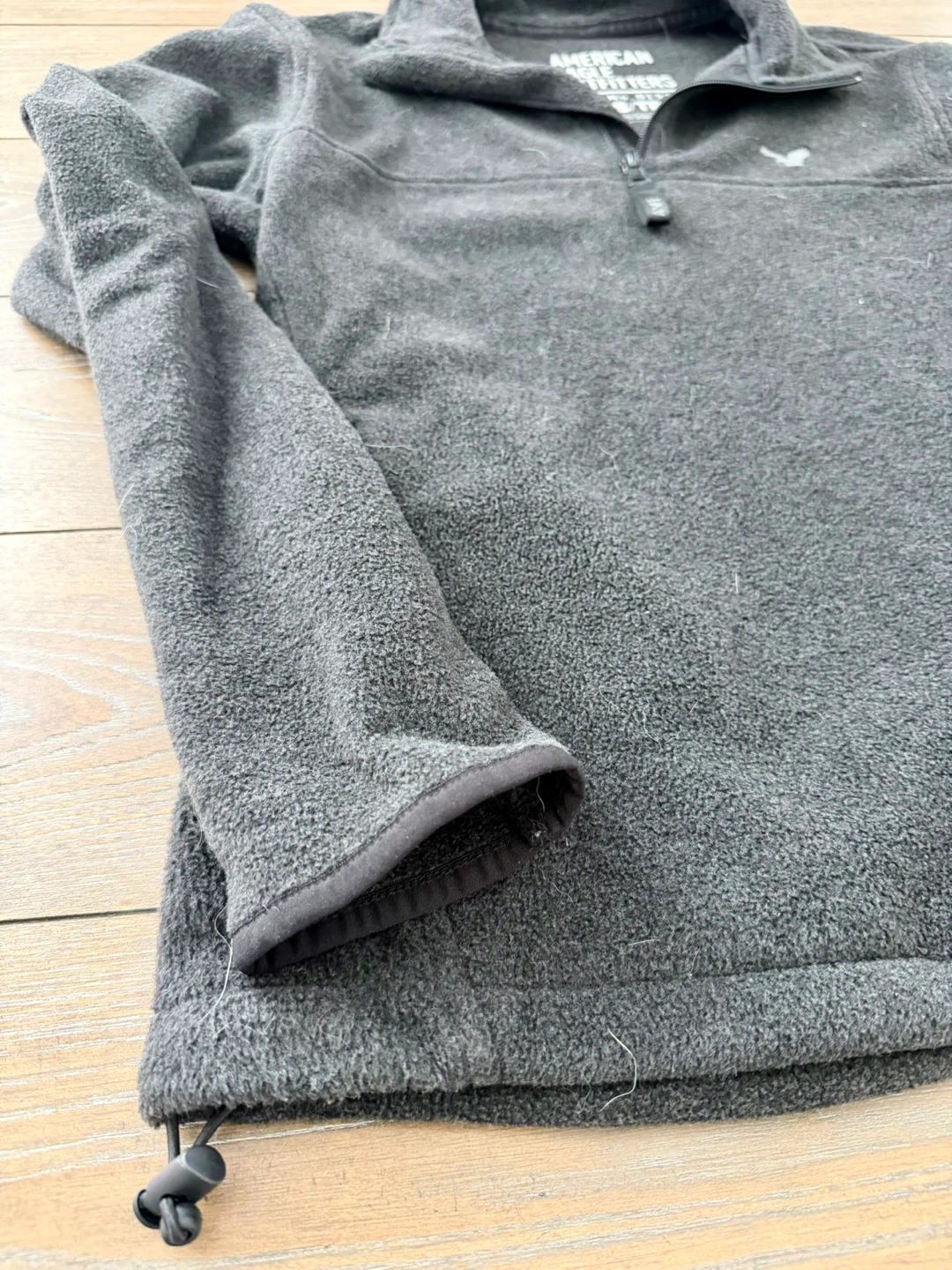 American Eagle Outfitters Grey Fleece Quarter-Zip - photo 4