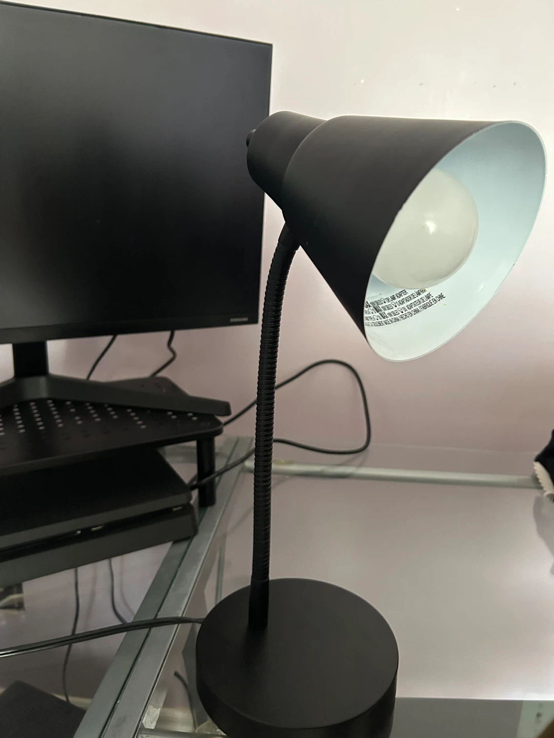 Black Flexible Desk Lamp