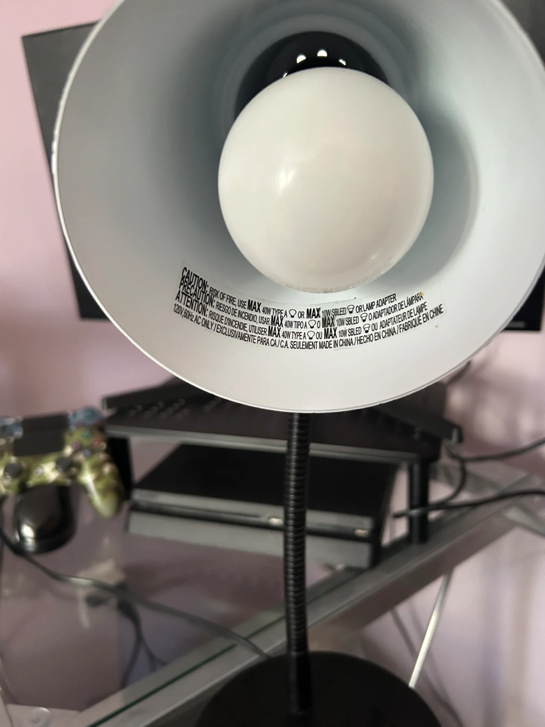 Black Flexible Desk Lamp - photo 2