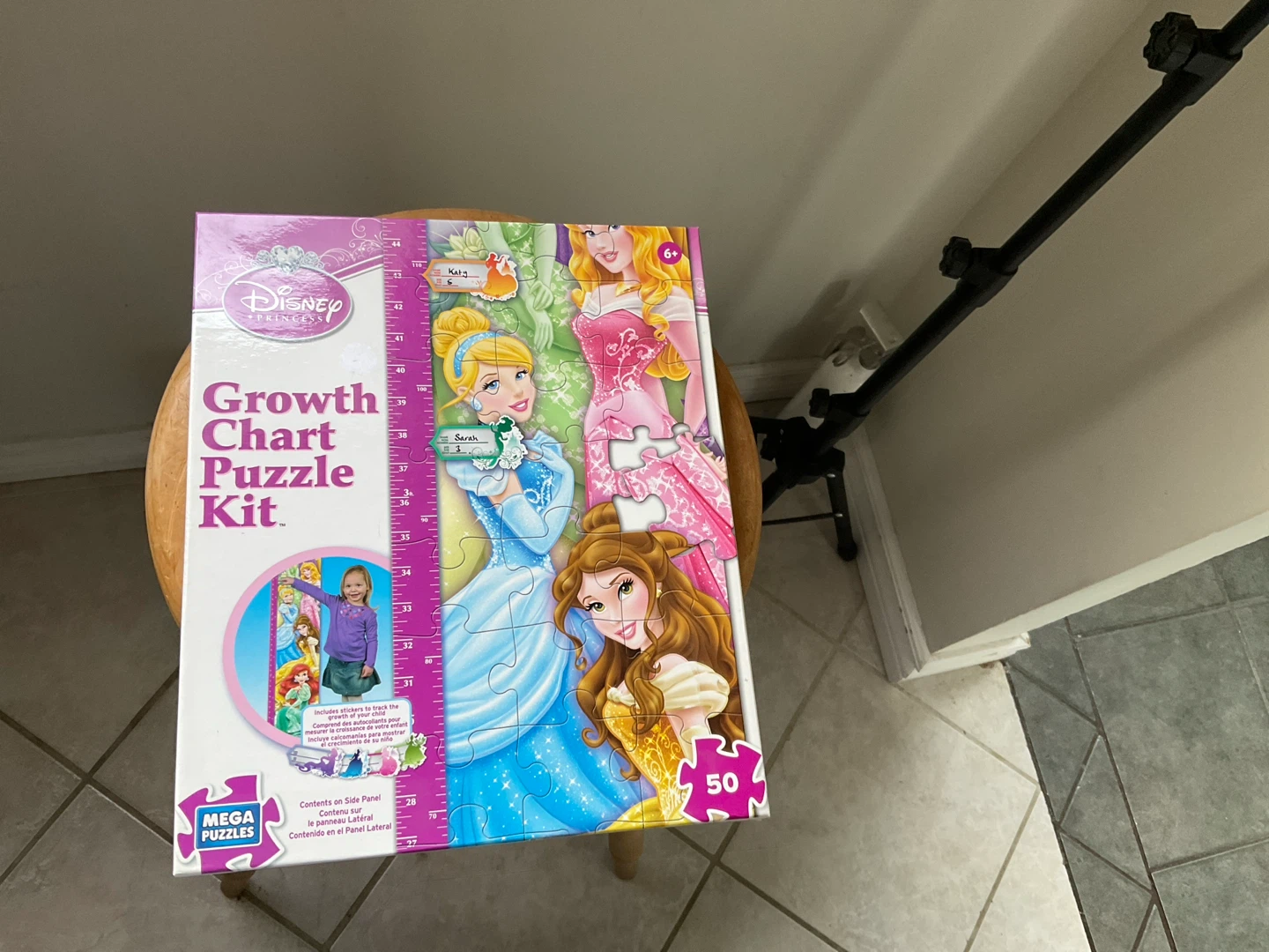 Disney Princess Growth Chart Puzzle Kit