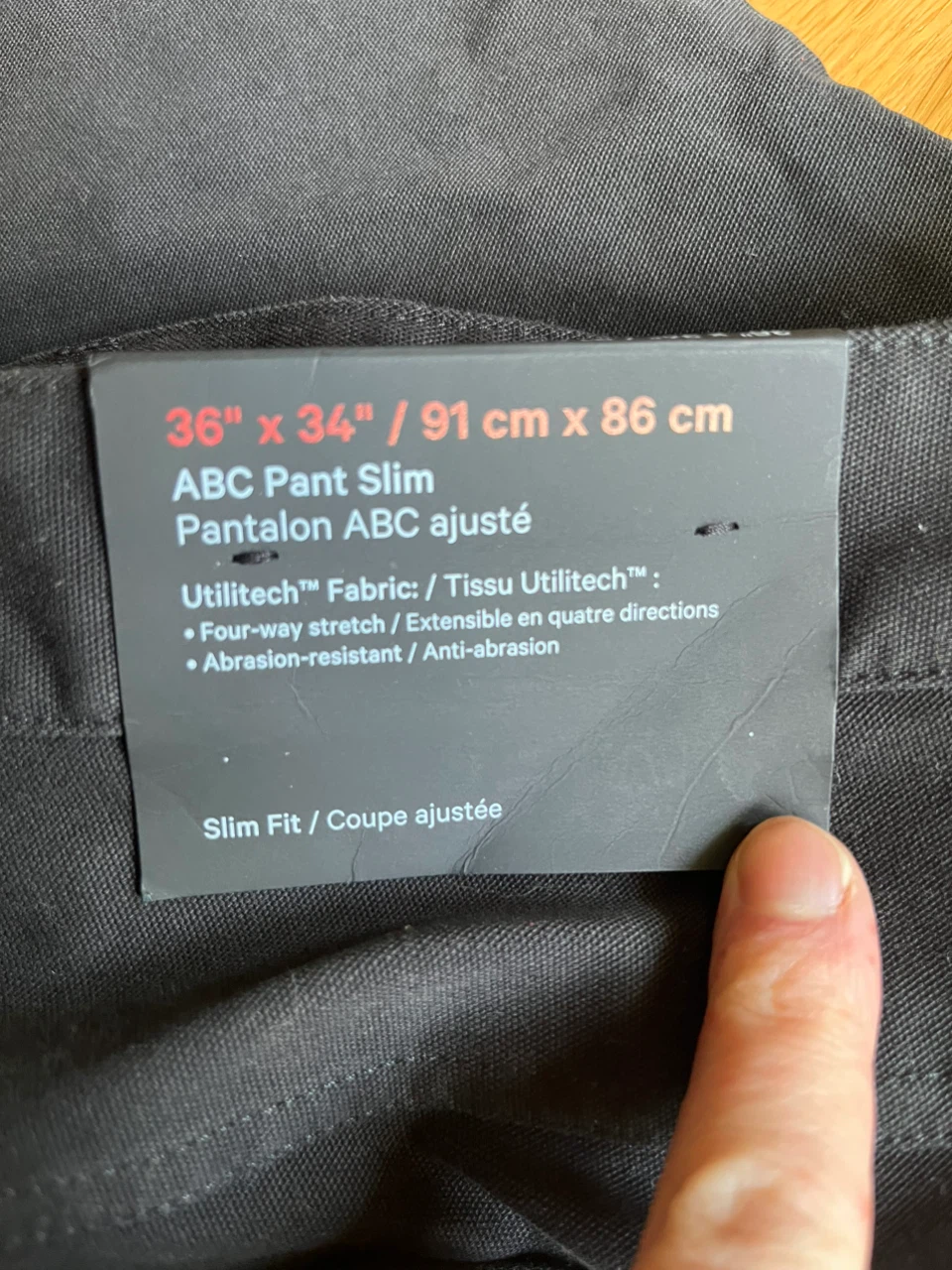 Lululemon ABC Pant Slim 36x34 Black - photo 3