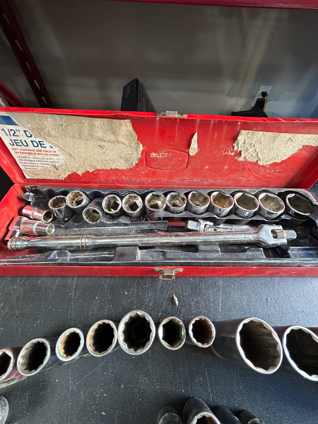 Assortment of 1/2”drive sockets with ratchet - photo 5