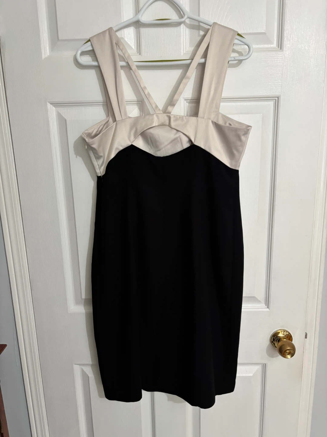 Two-Tone Black and Cream Dress - photo 2