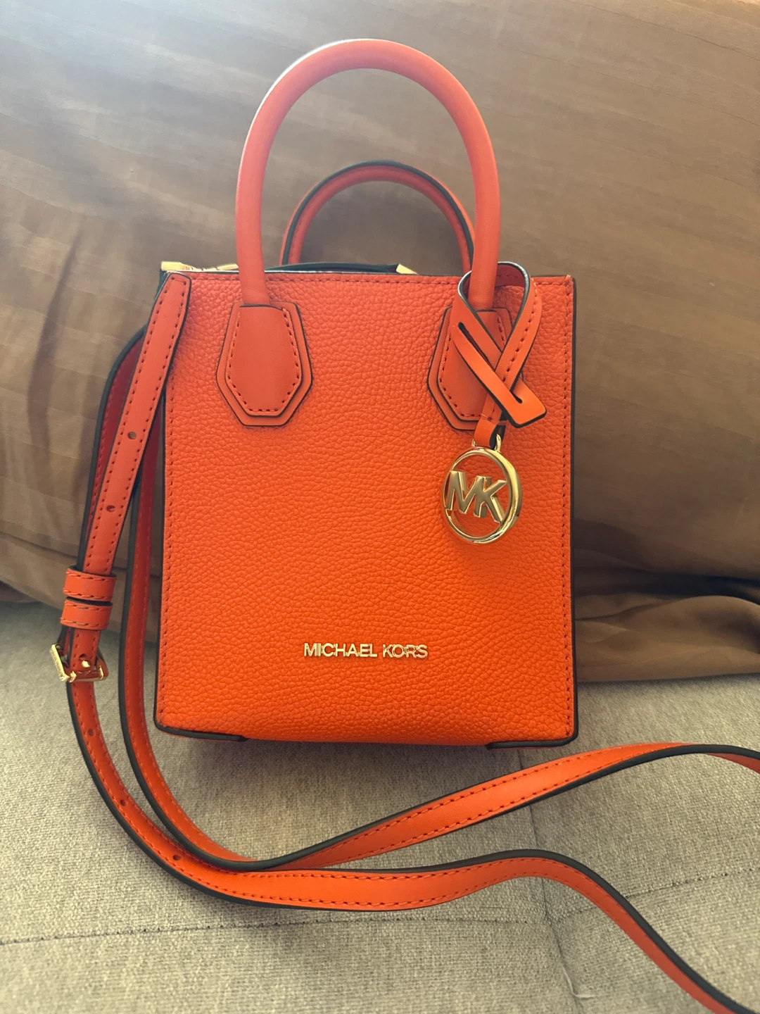 Michael Kors Orange Mini Crossbody Bag