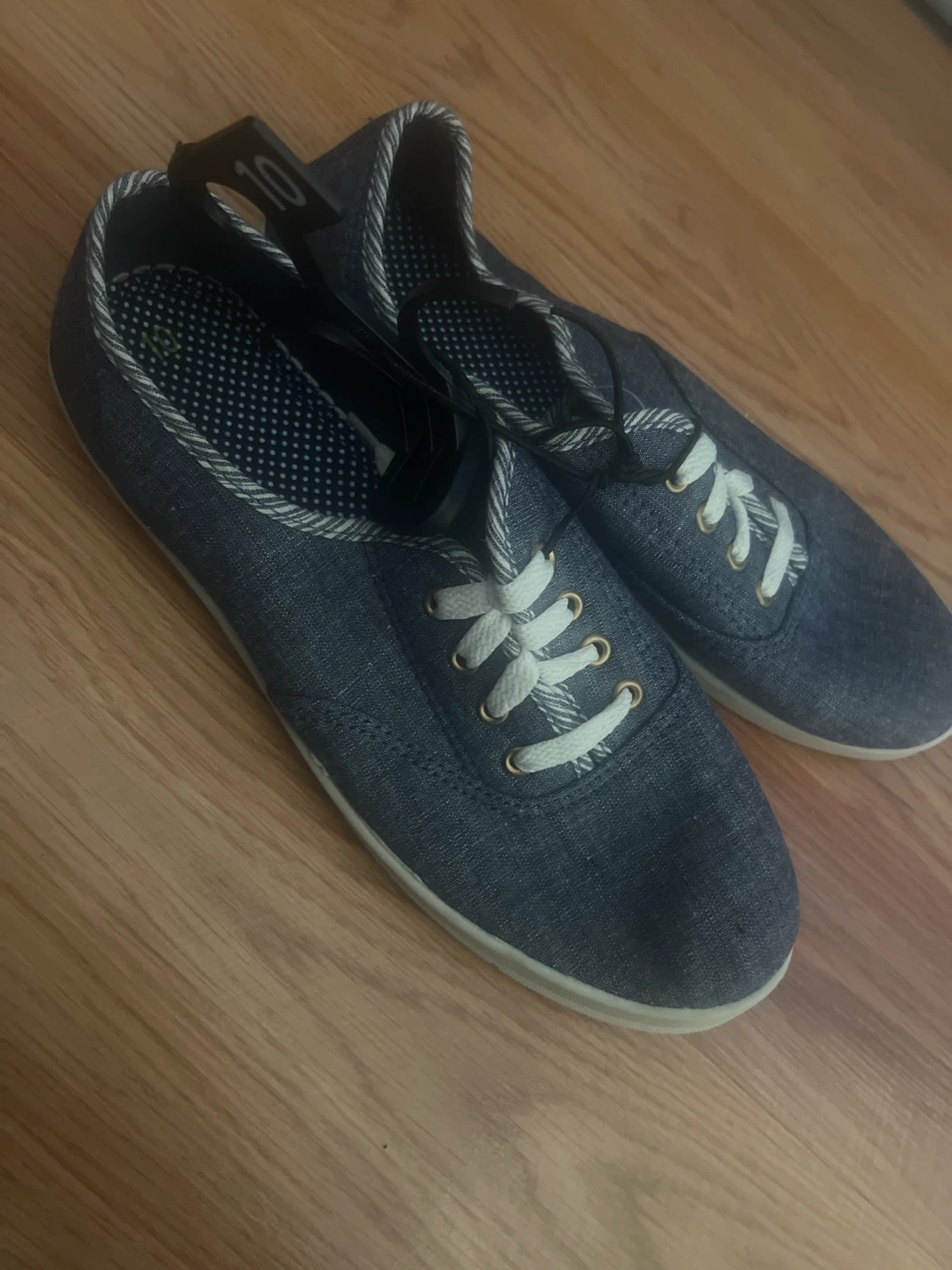 Time and Tru Blue Denim Sneakers - photo 3