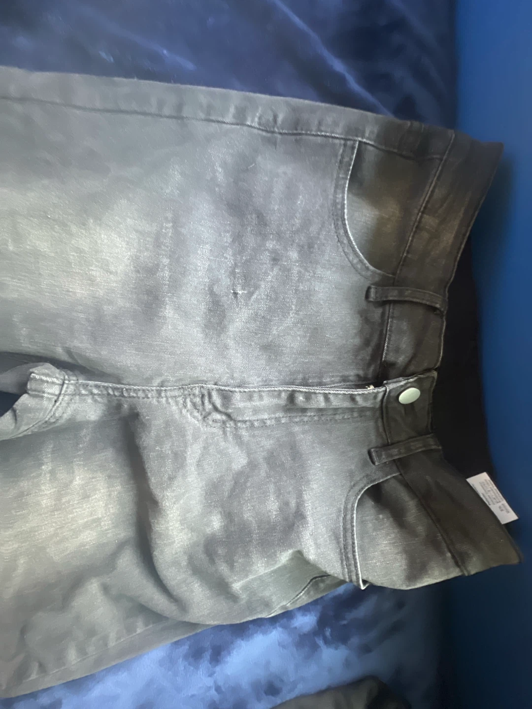 Black denim jeans - photo 2