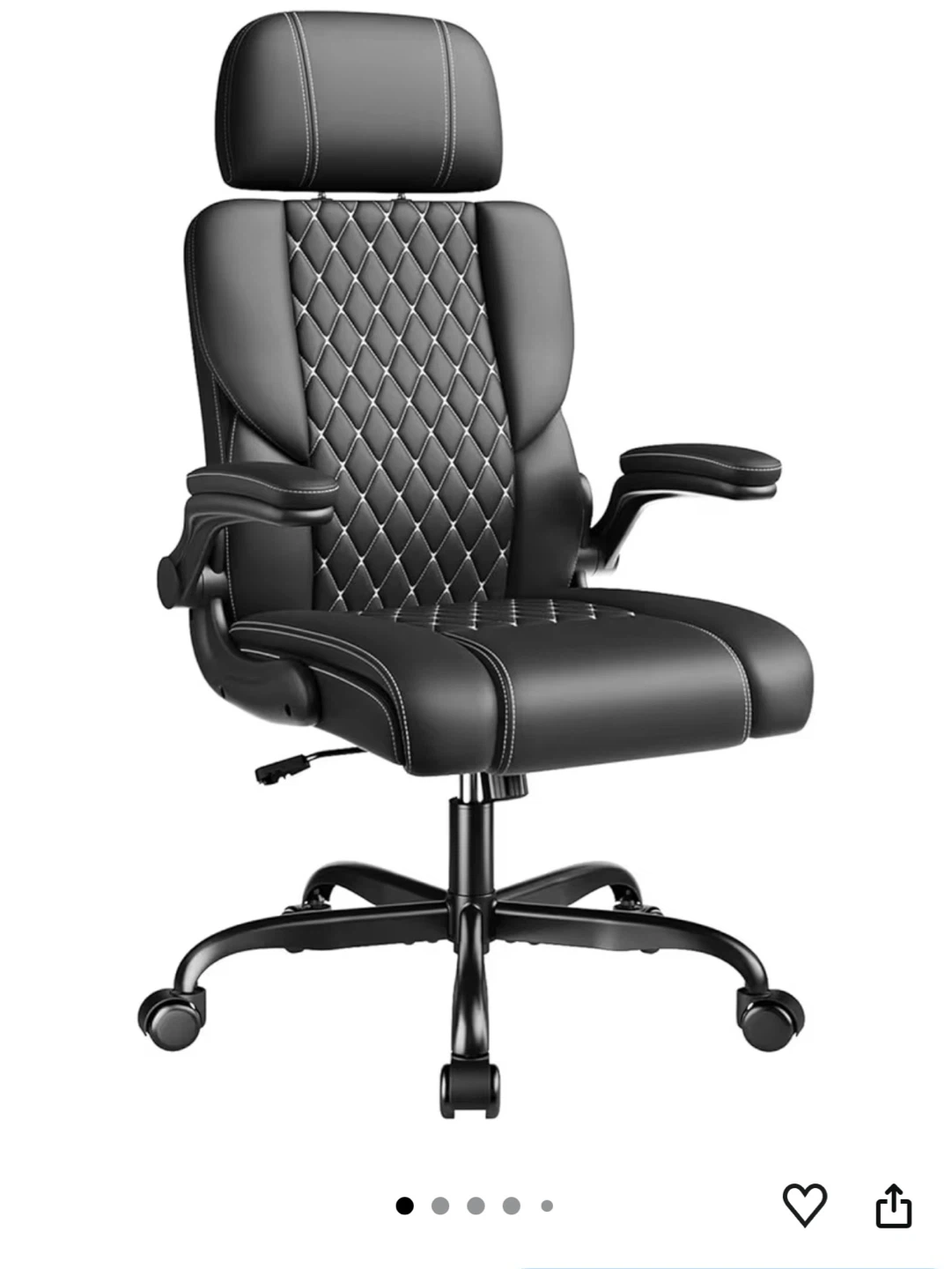 Ergonomic Office Chair with Flip-Up Armrests