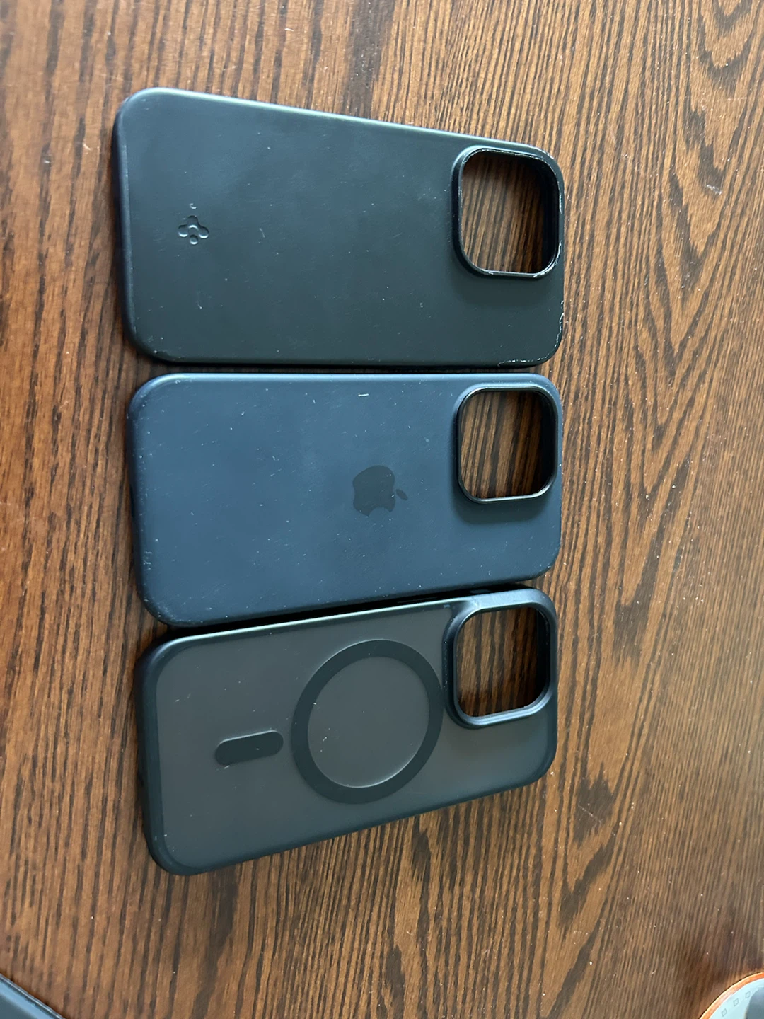 Set of 3 iPhone Cases black