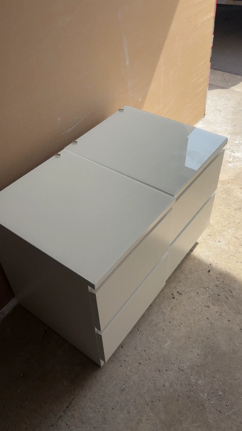IKEA Malm 4-Drawer White Chest x2 ($55 each) - photo 2